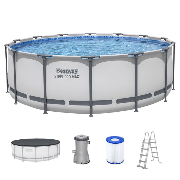 Bestway 5612X Bazén Steel Pro MAX s kovovou konštrukciou 427 cm x 122 cm s príslušenstvom