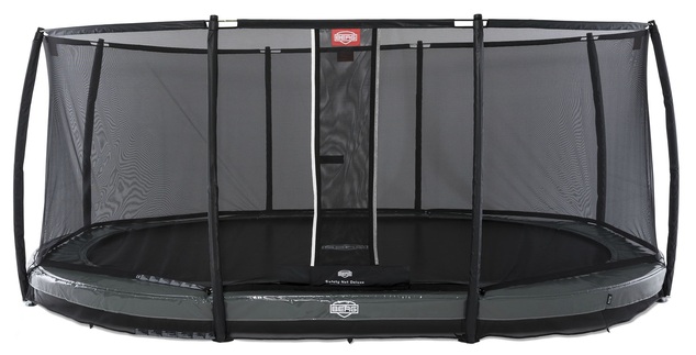 BERG Grand Elite InGround 520 Grey + ochranná sieť Deluxe DLX XL