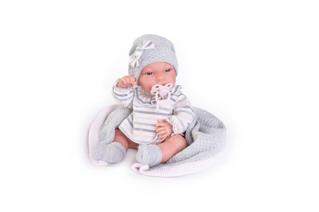 Antonio Juan 60029 TONETA - realistická bábika bábätko s celovinylovým telom - 33 cm