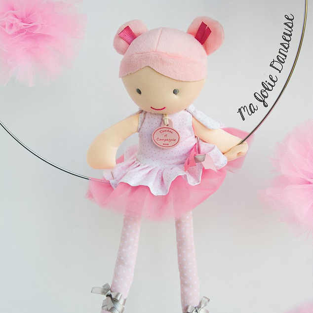 Doudou Jolijou Balerina lutka Lily Rose 36 cm