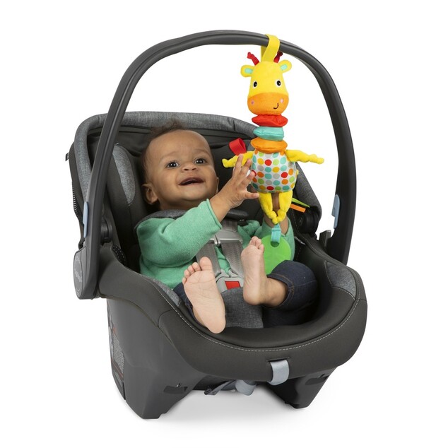 BRIGHT STARTS Pull, Play &amp; Boogie™ C-Ring Tune Toy Giraffe ab 0 Monaten