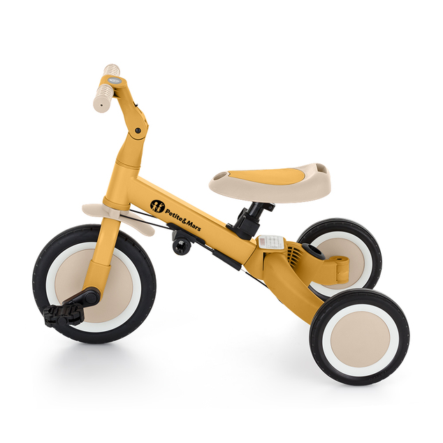 PETITE&amp;MARS Trojkolka multifunkčná 5v1 Turbo Intense Ochre