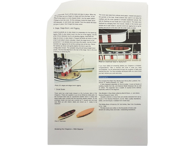 Model Shipways Chaperon 1884 set