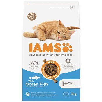 Krmivo IAMS Cat Adult ocean fish 3kg