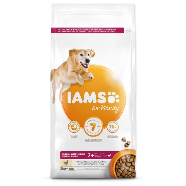 IAMS Dog Senior Large Chicken 3kg