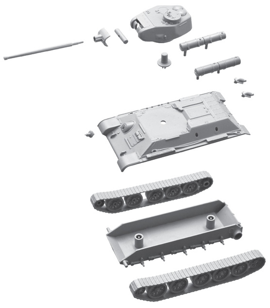Fast Assembly tanky 7515 - T-34/85 (1:72)