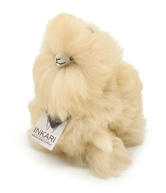 INKARI Плюшена играчка Алпака Small Monsterfluff Blond 23cm