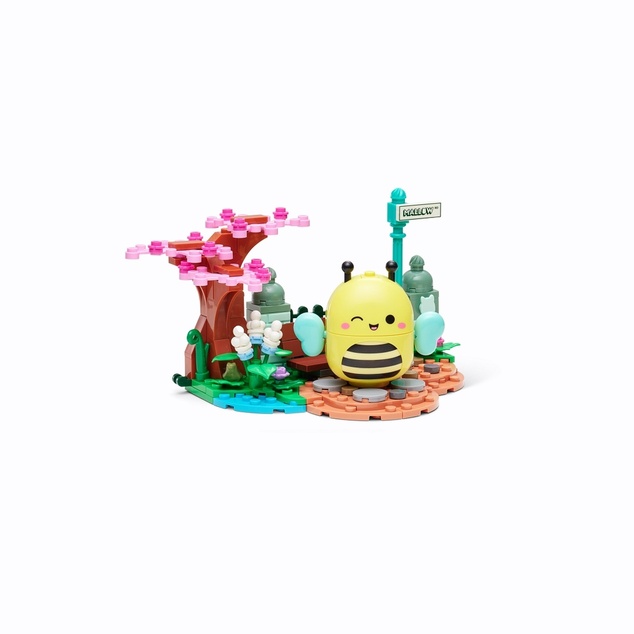 SQUISHMALLOWS stavebnica BLDR – Sunny a botanická záhrada