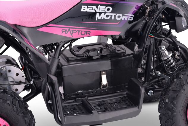 Elektrisches Kinderquad Beneo Motors Raptor pink - 800W