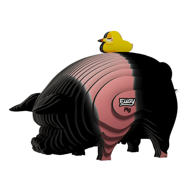 EUGY 3D Pappschwein Puzzle