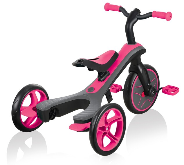 Globber Kinder-Dreirad 4in1 - Fuchsia Pink