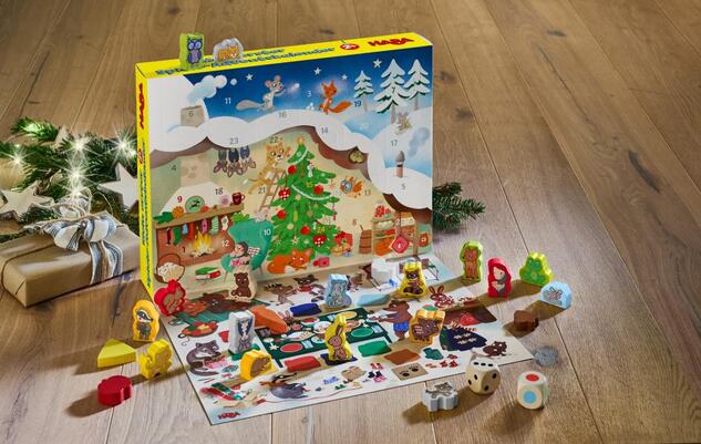 Haba Primele mele jocuri Calendar de Advent de la 2 ani cu povești educative