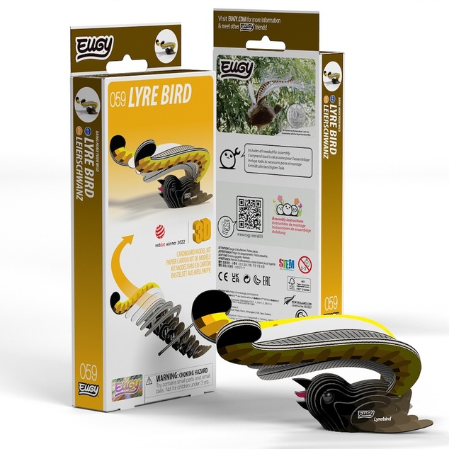 EUGY Lyrurus 3D puzzle di cartone