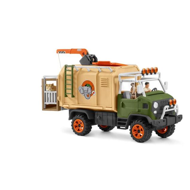 Schleich Camion mare de salvare pentru animale