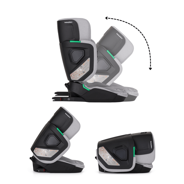PETITE&amp;MARS Столче за кола Flex Pro i-Size Gentle Grey Air 100-150 cm (15-36 kg)