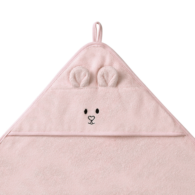 BABYONO Osuška bambusová Super Soft Pink 100x100 cm