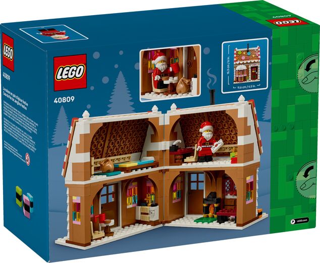 LEGO® 40809 Casetta di pan di zenzero natalizia
