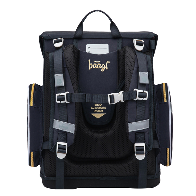 BAAGL Cartella Scolastica Ergo Unicorn Gold