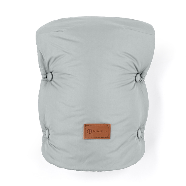 PETITE&amp;MARS Rukávnik / rukavice Jasie na kočík Quiet Grey