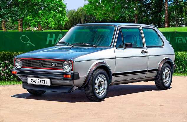 Plastikmodellbausatz Auto 07072 - VW Golf 1 GTI (1:24)