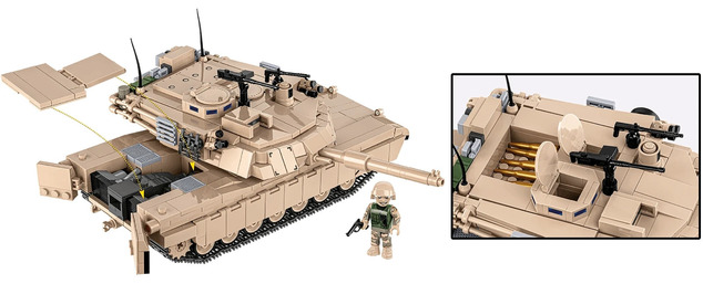 Cobi 2632 Armed Forces M1A2 Abrams, 1:35, 1025 k