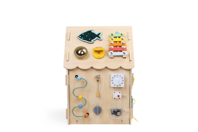 2Kids Toys Activity board Domček prírodný