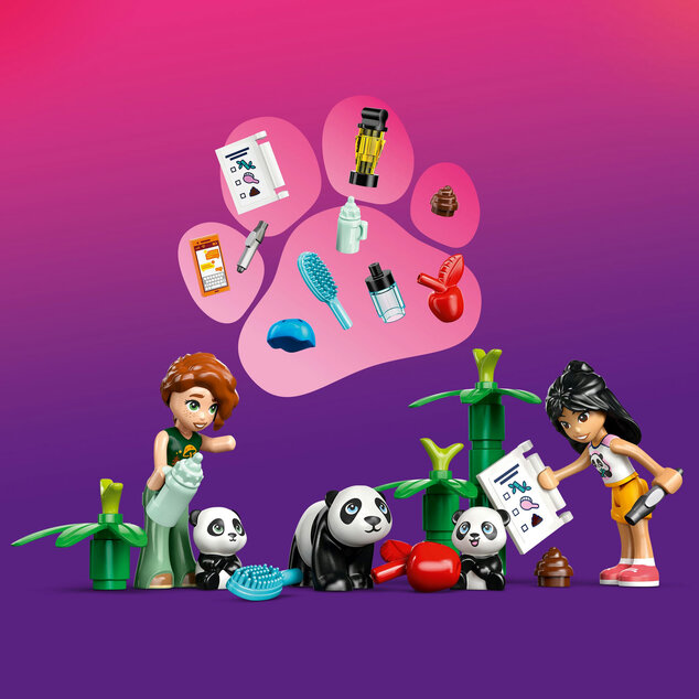 LEGO® Friends 42648 Starostlivosť o zvieratká v útulku pre pandy