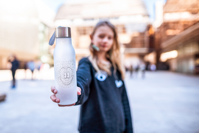 Plastikflasche für Getränke Mickey