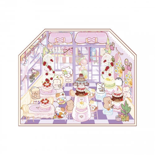 Janod Cosy Set creativ Stickere Minilume Delicii