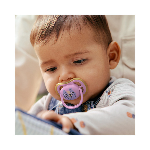 Philips AVENT Schnuller Ultra Air rosa/grün 6-18m Bild Mädchen 2Stk