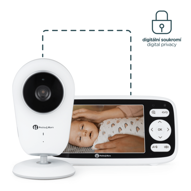 PETITE&amp;MARS Gyermek digitális bébiszitter NANO 4.0