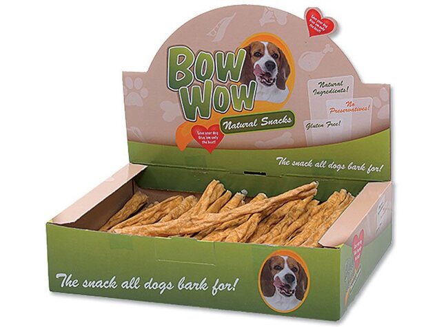 Pochúťka Mira Mar Bow Wow Natural, hydina a Juka, tyčinky 50ks