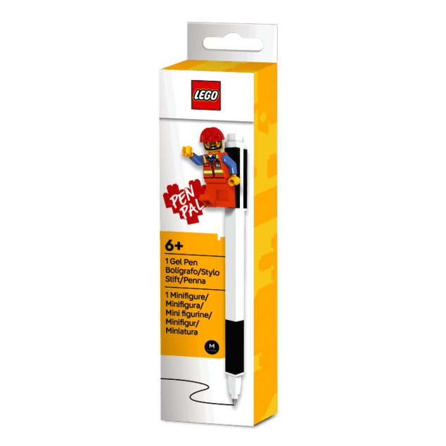 LEGO Zselés toll minifigurával, fekete