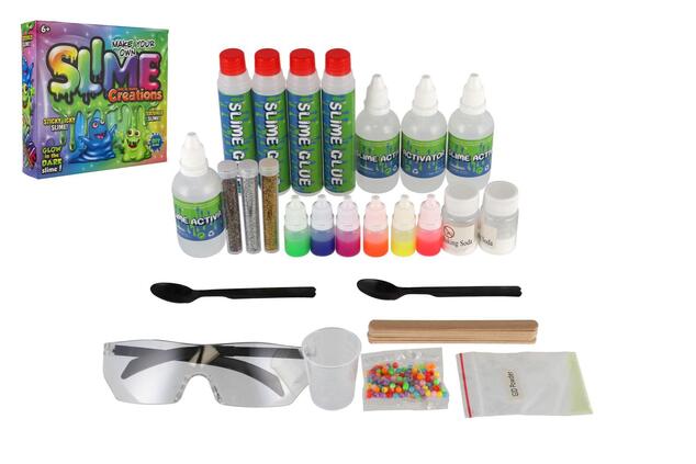 Kit per la produzione di slime che si illumina al buio