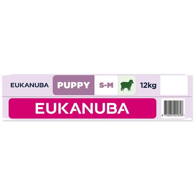 Krmivo EUKANUBA Puppy Small &amp; Medium rich in lamb 12 kg