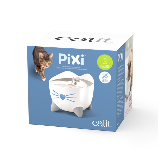 Inteligentná fontána Catit Pixi s vrchnou časťou z nehrdzavejúcej ocele