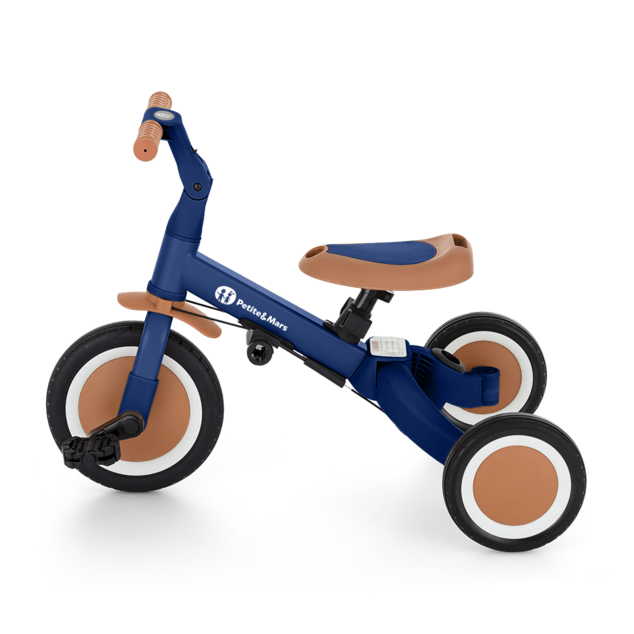 PETITE&amp;MARS Trojkolka multifunkčná 5v1 Turbo Enigmatic Blue