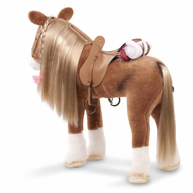 Götz Pony zum Kämmen und Reiten für Puppen 50cm