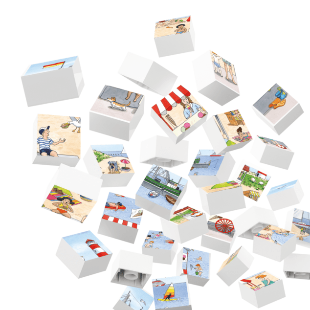 HUBELINO Puzzle-Dovolenka na pláži