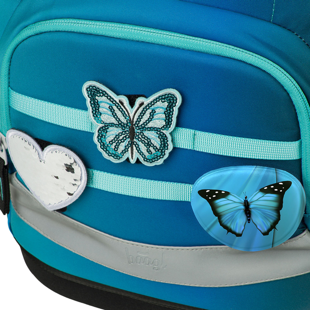BAAGL Zaino scolastico Airy Plus Butterfly GRS