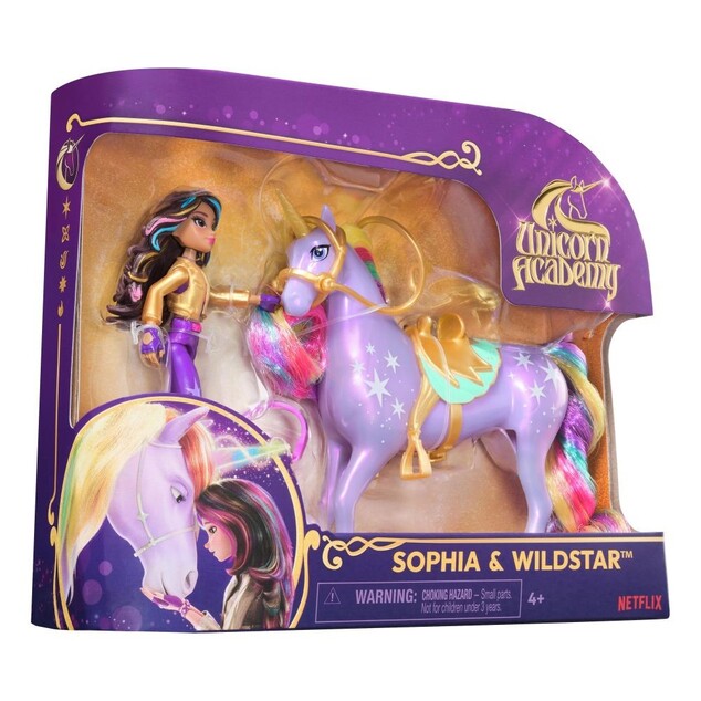 Unicorn Academy figúrky 11 cm Sophia a Wildstar