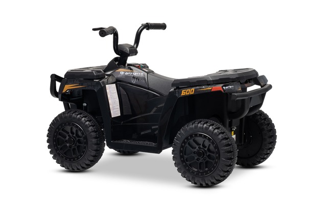 Licencovaná elektrická štvorkolka Arctic Cat 12V so zadným pohonom, čierna, LED svetlá, Lí