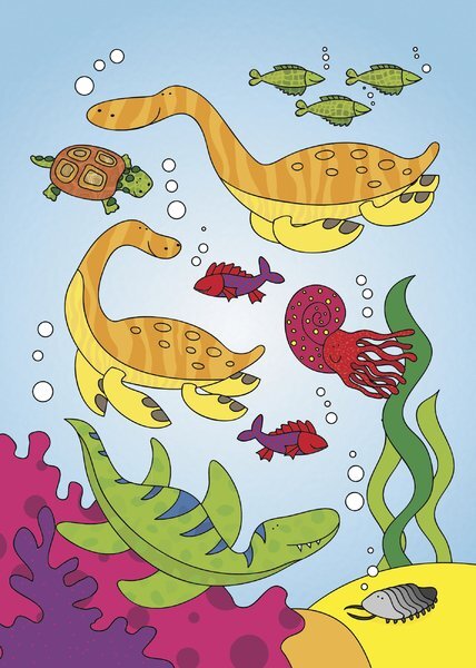 Wassermagie - Dinosaurier