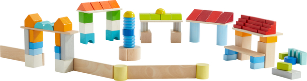 Haba Grundbausteine mehrfarbig, mittleres Set