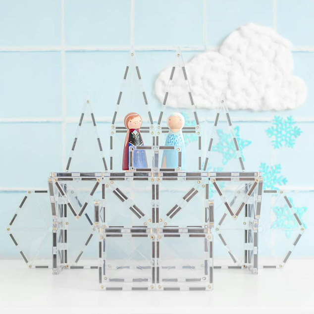 CONNETIX® Clear Starter Pack costruzioni magnetiche 34 pc