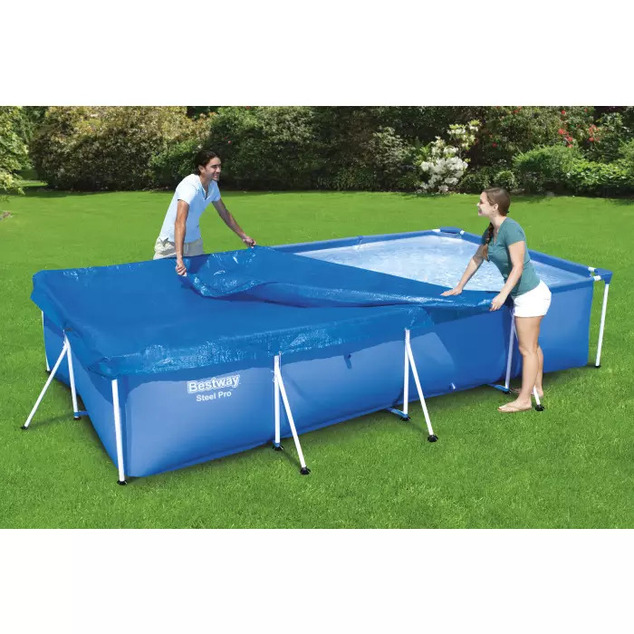 Bestway 58107 Krycia plachta na bazén s konštrukciou 400 x 211 cm