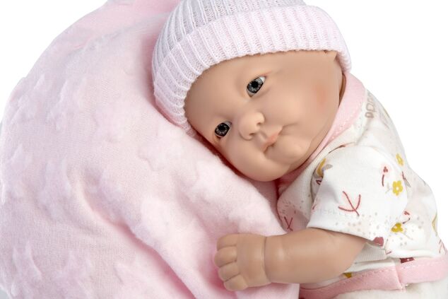 Guca 855 New Born dievčatko - realistická bábika  s celovinylovým telom - 25 cm