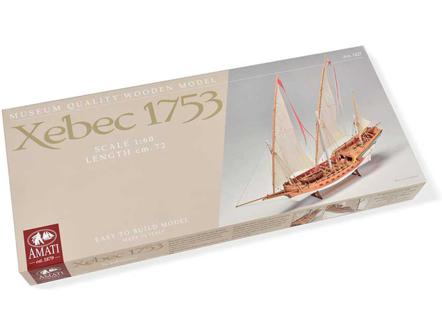 AMATI Sciabecco pirátska loď 1753 1:60 kit