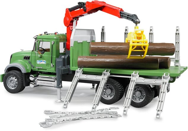 Bruder 02824 Prepravník na drevo Mack Granite