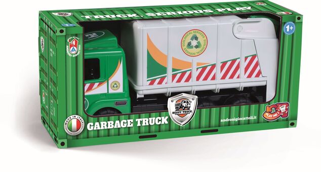 Androni Heavy Trucks camion della spazzatura con ruote gommate - lunghezza 50 cm